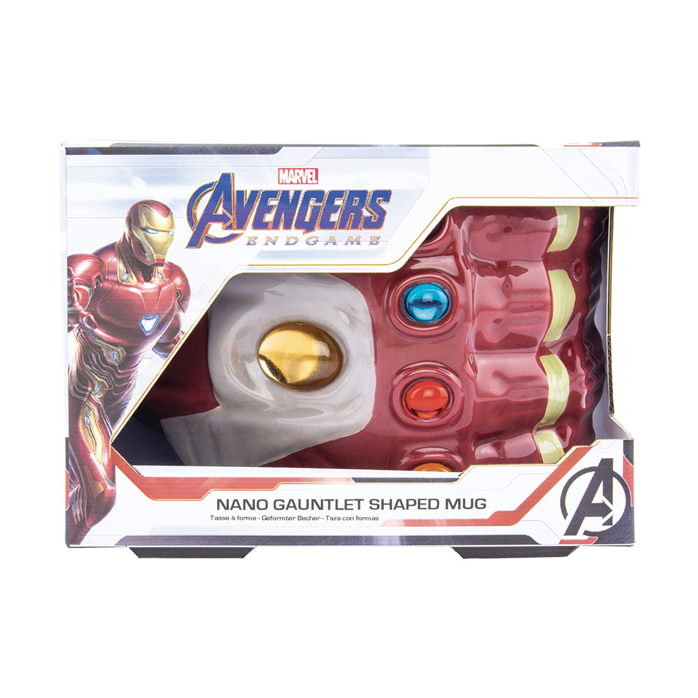 Paladone 350ml Avengers Nano Gauntlet Shaped Ceramic Mug Drinking Cup