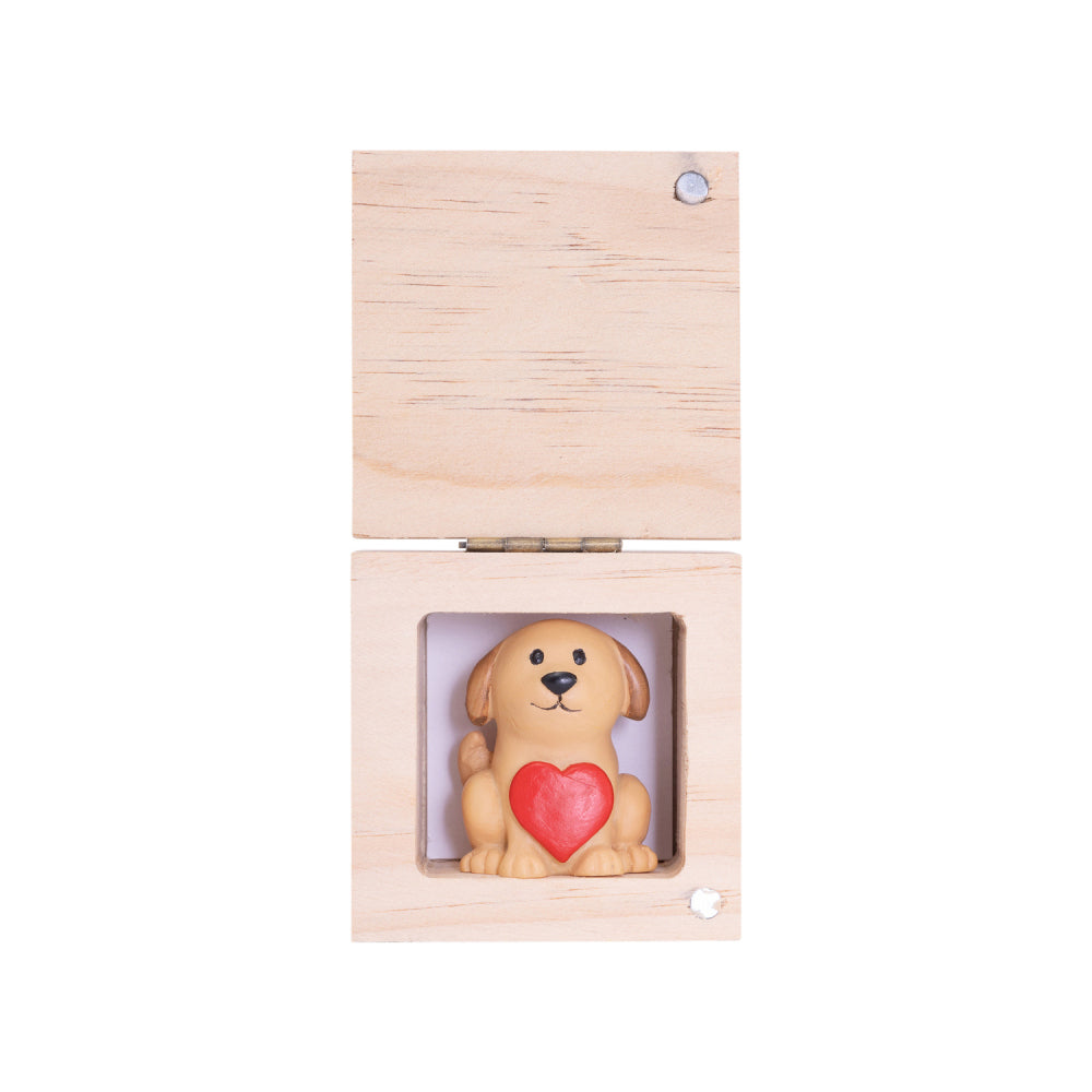 3PK Splosh Love Pocket Promise Puppy Poly Statue w/ Box 6cm