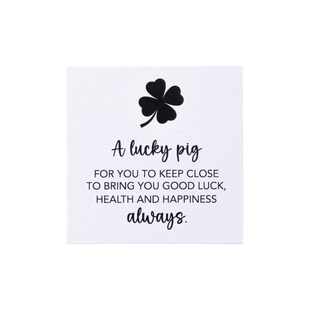 3PK Splosh Luck Pocket Promise Pig Poly Statue w/ Box 6cm
