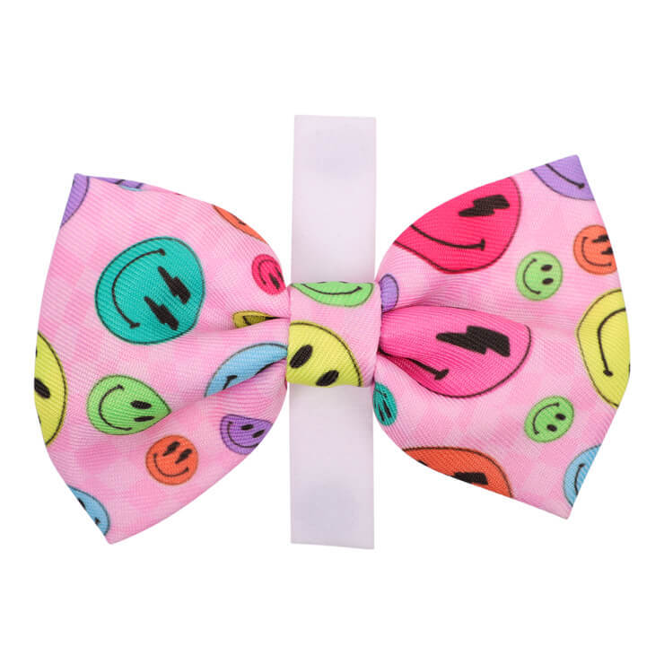 4PK Eco-Pup Themed Dog/Pet Dress Up Costume Bow Tie Smiley