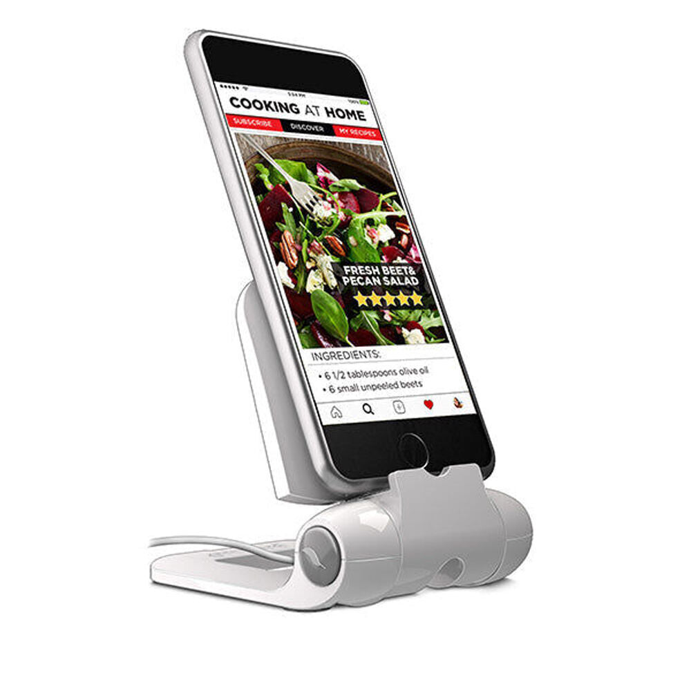 2PK Prepara iPrep Mini Smartphone Holder For iPhone/Android/Samsung 10.67cm White