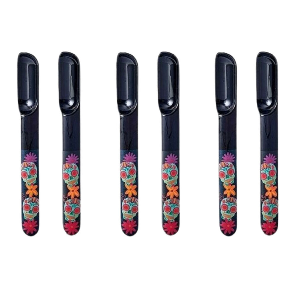 3x 2pc Prepara Melamine Tortilla Taco Serving Spoon Set Day of the Dead Ed 18cm