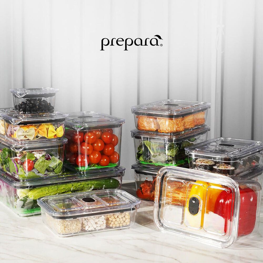 Prepara LatchLok Click 600ml Rectangular Airtight Food Container 14cm