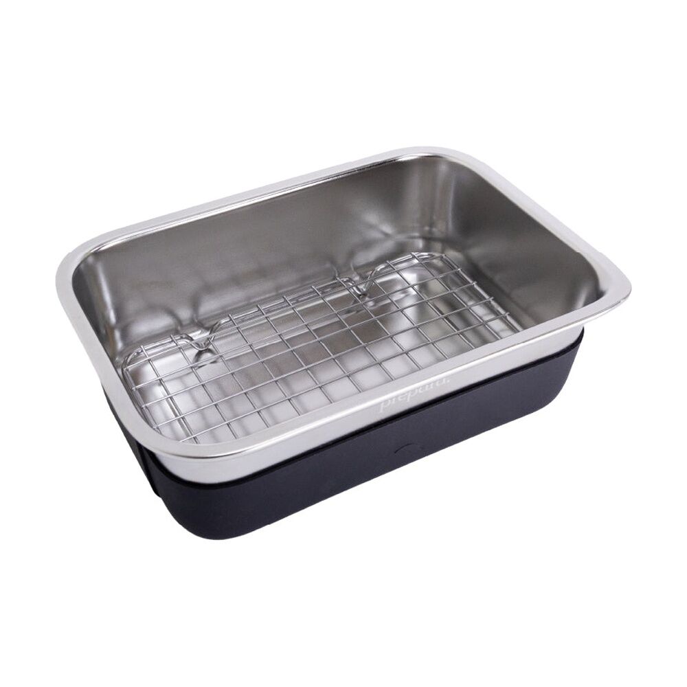 3PK Prepara Lift Stainless Steel Container Raiser Kitchenware - Grey