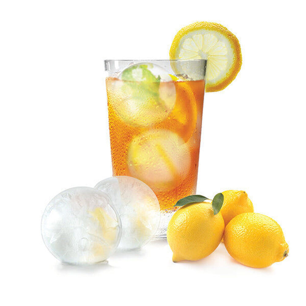4pc Prepara Jumbo Slow-Melting Whiskey Drink Ice Ball Sphere Mould Assorted