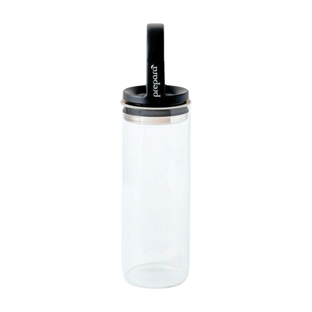 Prepara Evak 1.36L Mini Food Storage Container w/ Gloss Handle Large Black