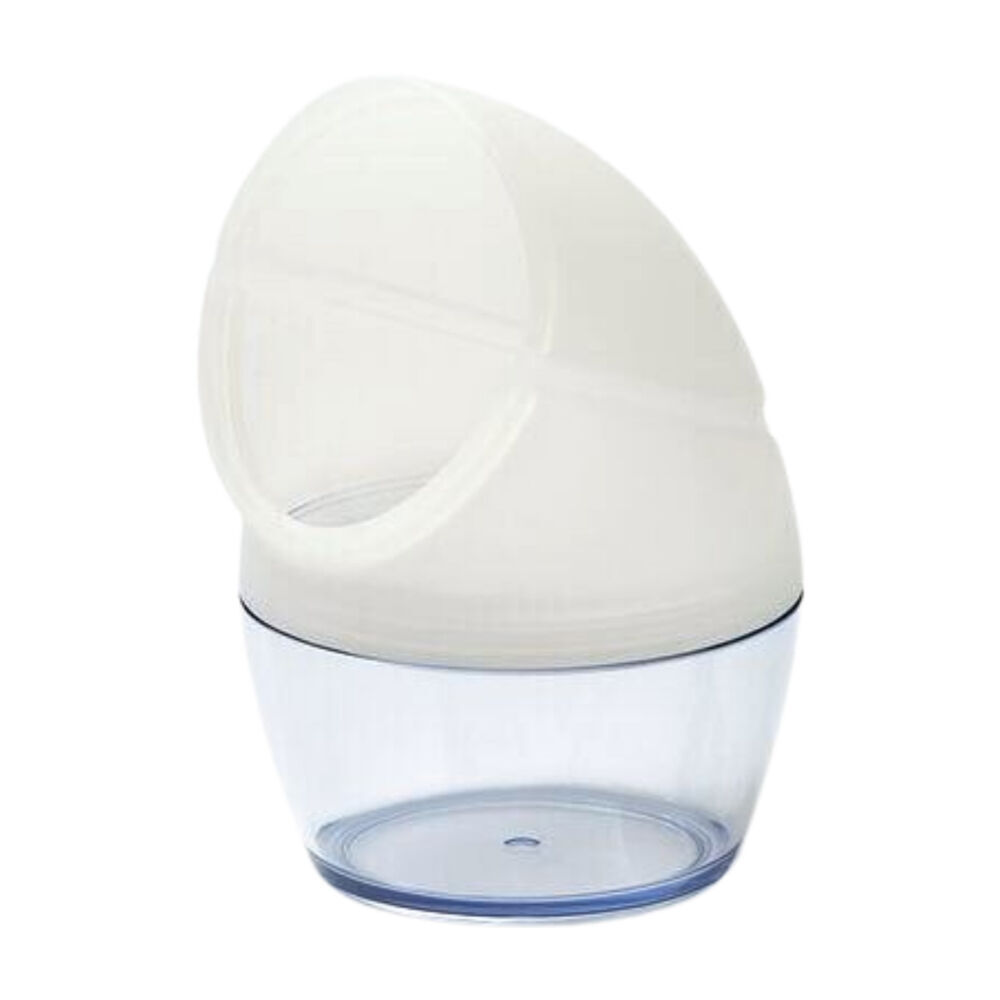 Prepara Zip Top Pop Savor Salt Pig Condiments Storage Container 13.5cm White
