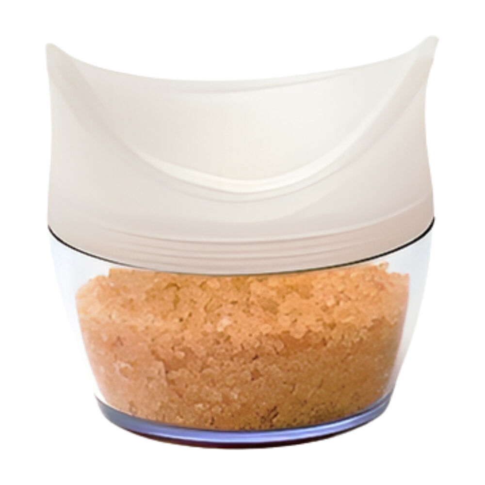 Prepara Zip Top Pop Savor Salt Pig Condiments Storage Container 13.5cm White
