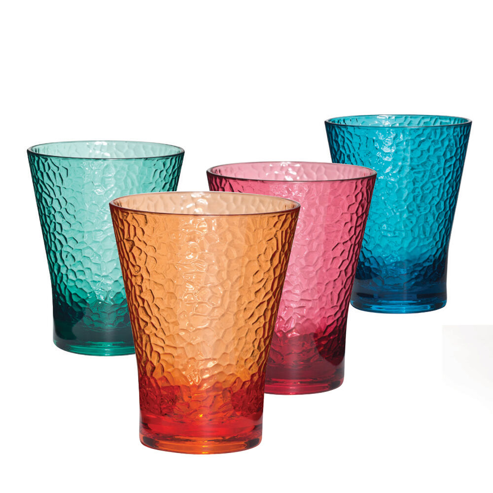 4pc Everclear Tritan Plastic Tumbler 433ml Set - Assorted