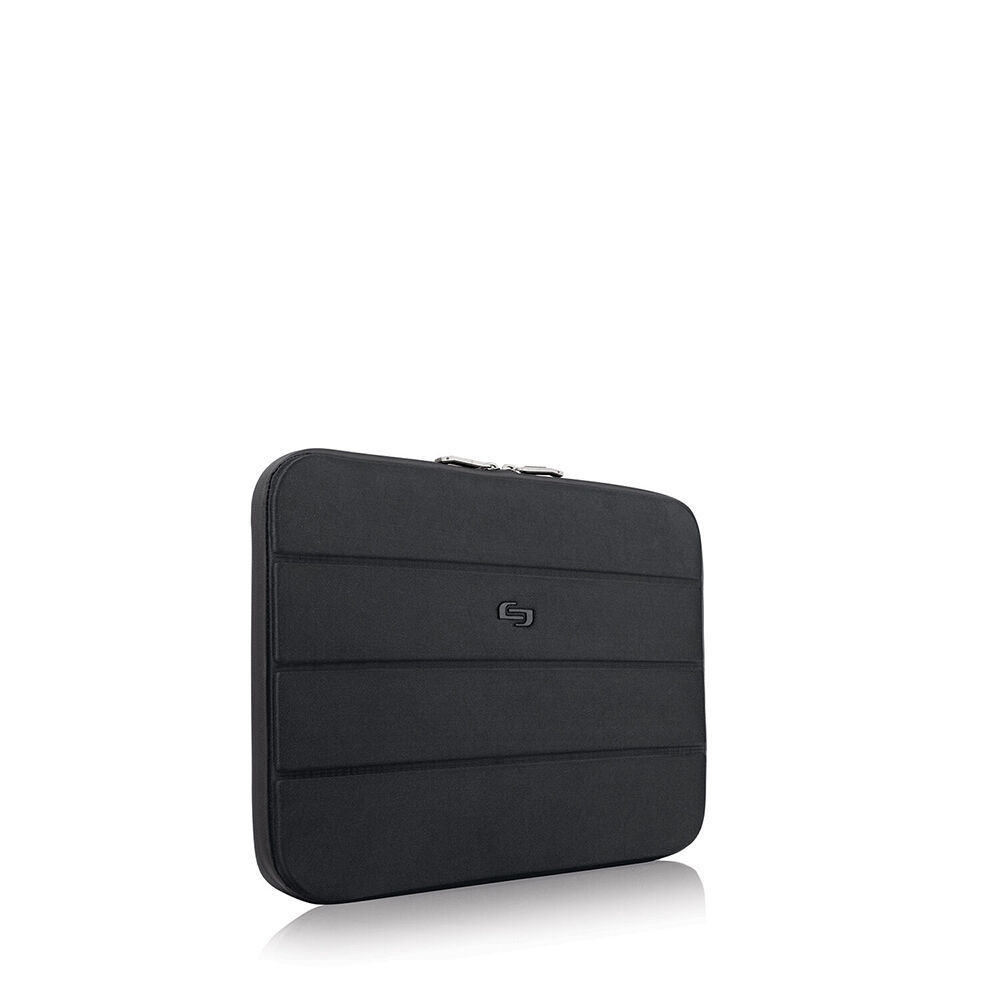 Solo Bond 13.3in Laptop/Tablet Sleeve Case Lighweight Fully Padded 35x24cm Black
