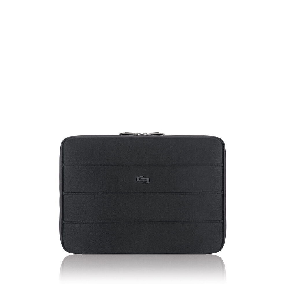 Solo Bond 13.3in Laptop/Tablet Sleeve Case Lighweight Fully Padded 35x24cm Black