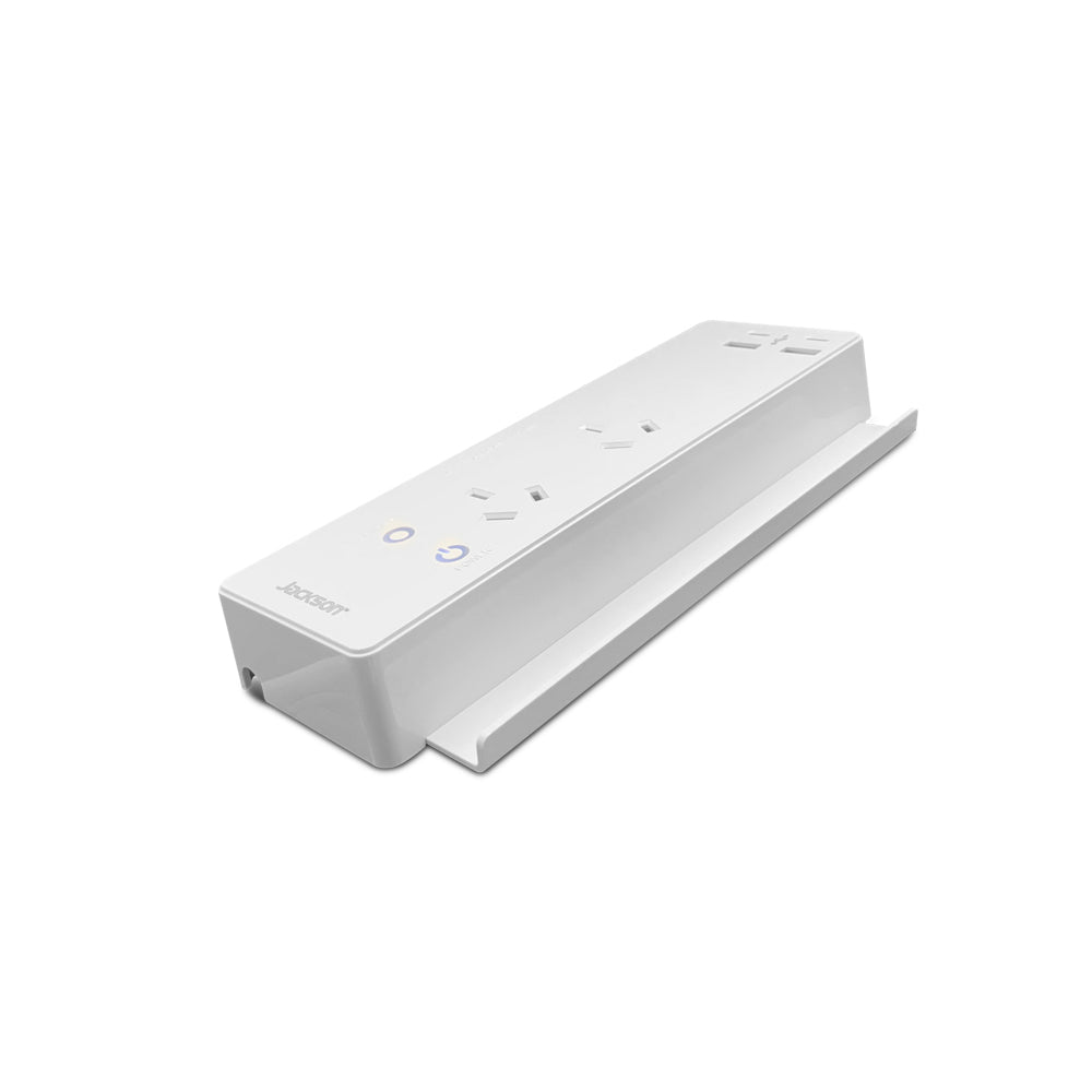 Jackson 20cm Power Hub 2-Outlet w/ Type-A/USB-C Fast Charge Ports - White