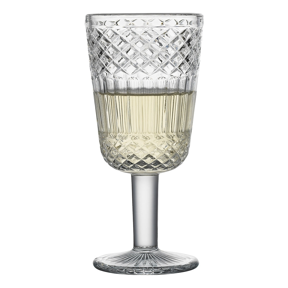 4pc Porto Honfleur 250ml/17.5cm Stemmed Glass Goblet Set - Clear