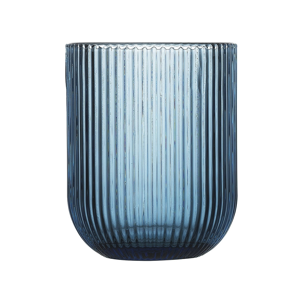 4pc Porto Brittany 230ml/9cm Glass Tumbler Set - Bleu