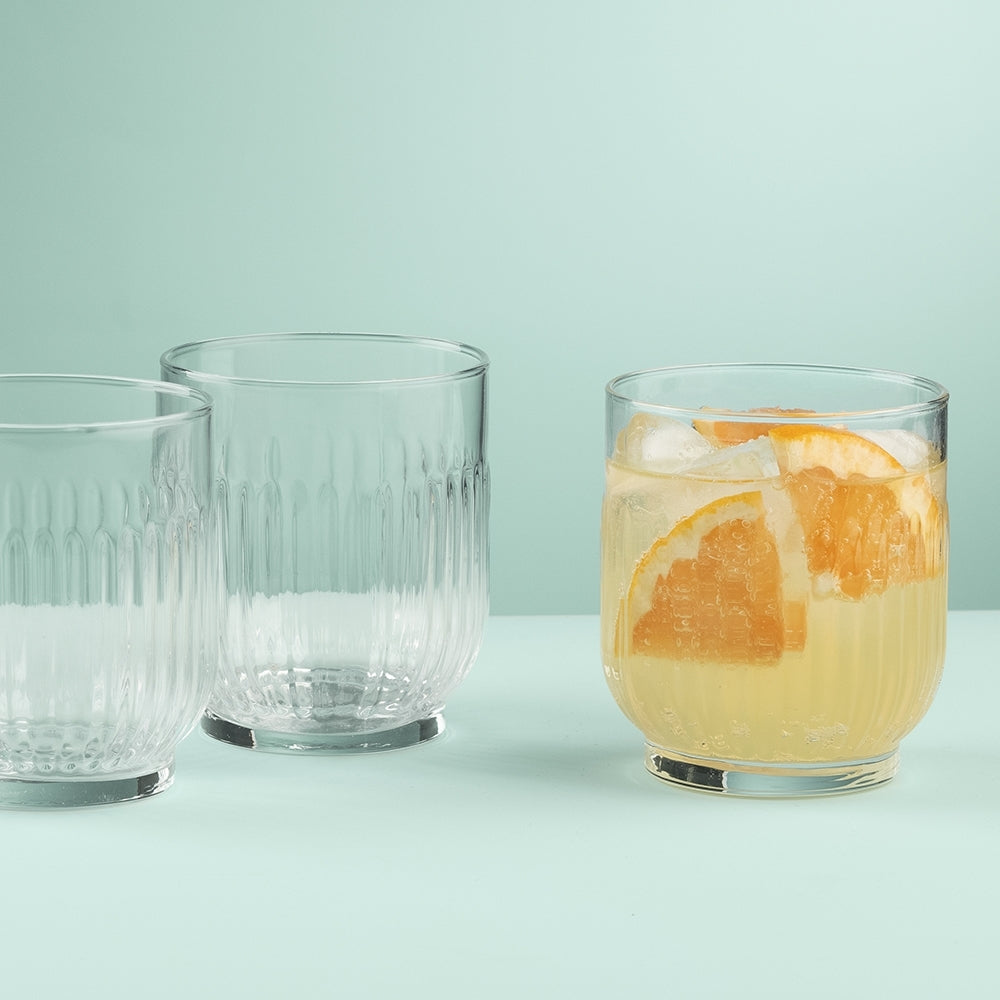2x 6pc Porto Delia Tumbler Drinking Glass Beverage Cup 280ml