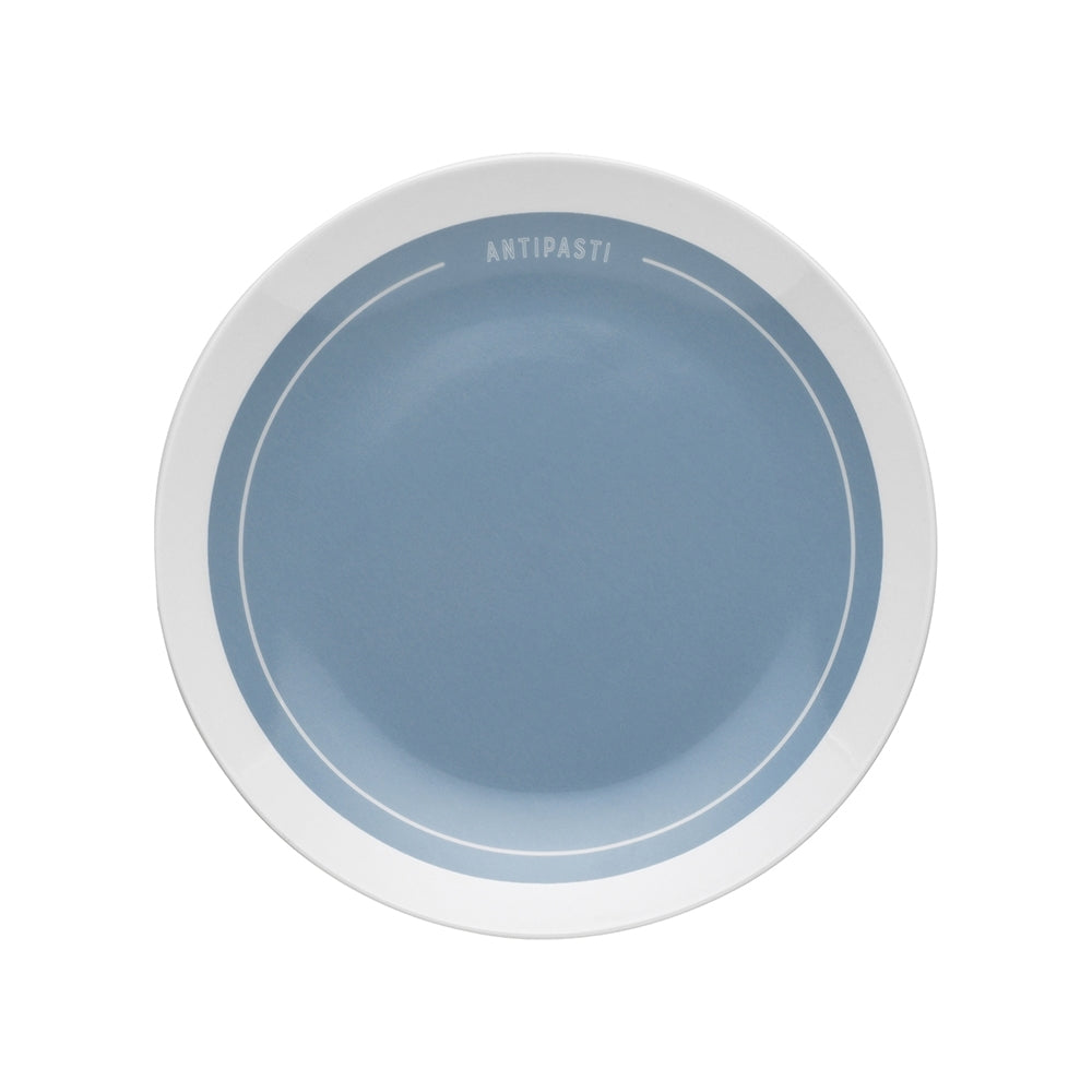 6PK Porto Osteria 20cm Porcelain Side Plate Food Dish - Blue