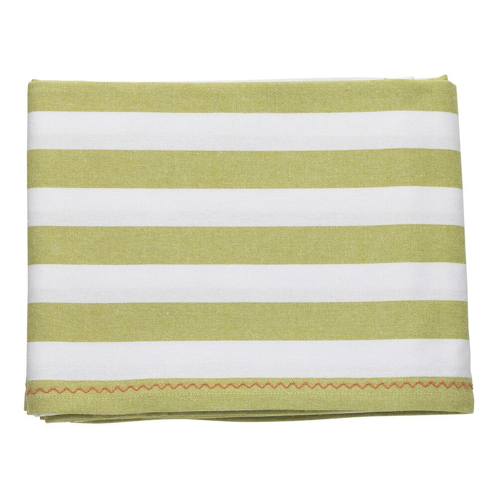 Porto Lola Polycotton Table Cloth Kitchen/Dining Decor 150x230cm Lime