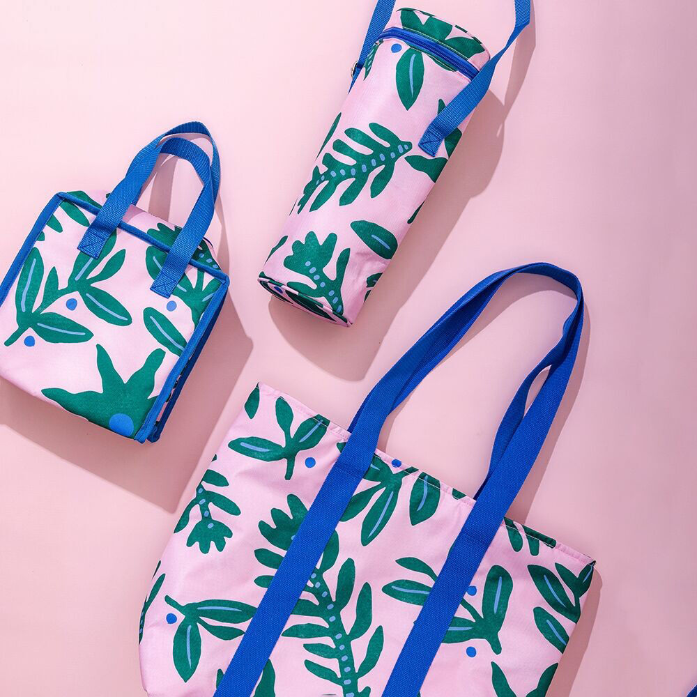 3PK Porto Cali Insulated Reusable Wine Cooler Bag 55cm