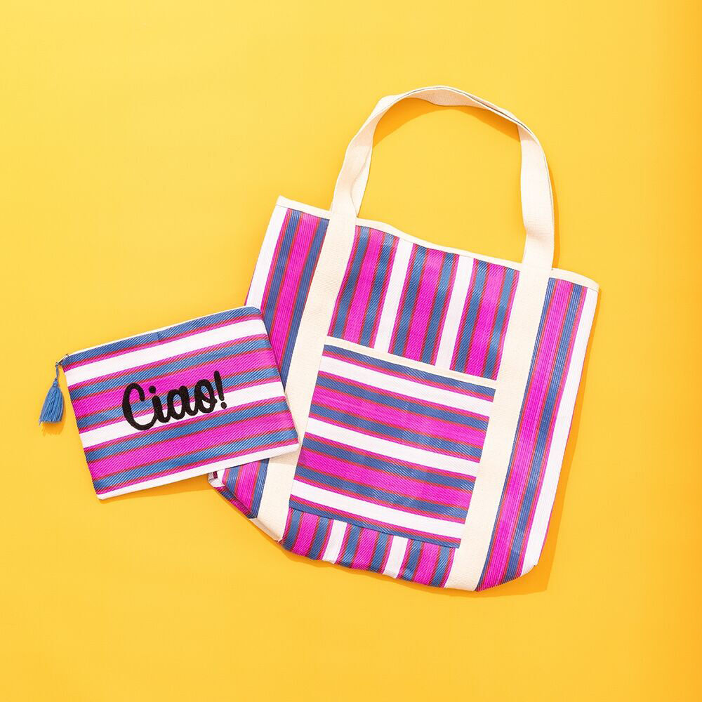 Porto Sol Zipper Pouch Wallet Storage Rectangle 26x20cm - Ciao