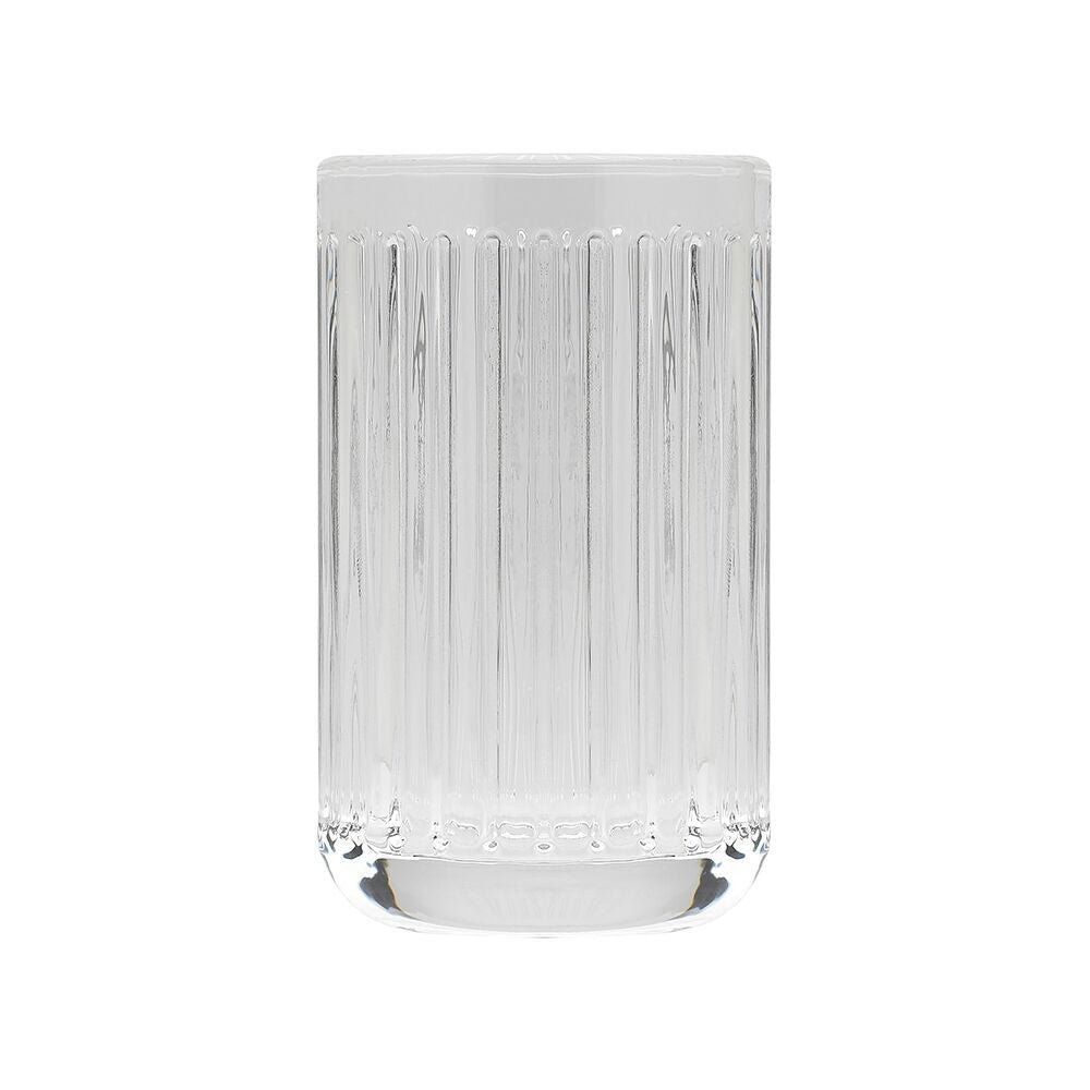 12PK Porto Ellis Glass Tumbler Cup Bath Organiser 12x7cm - Clear