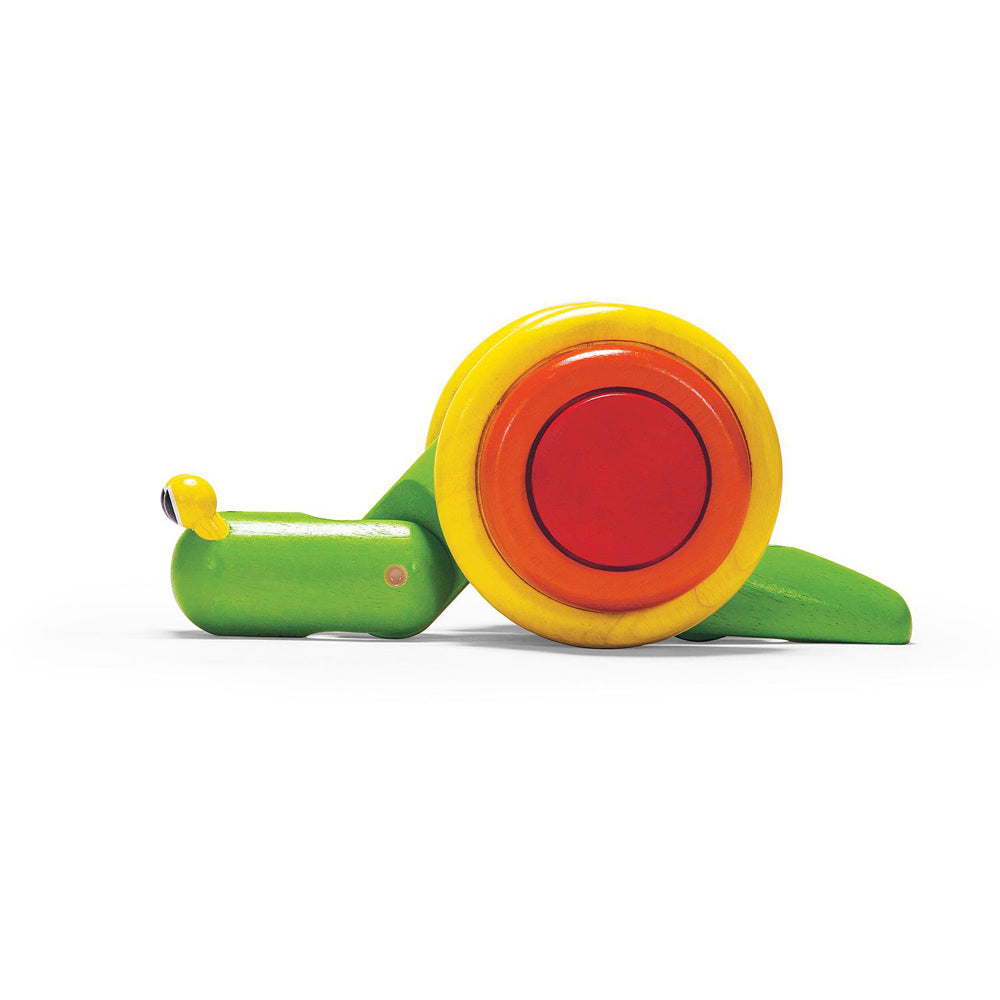 Plan Toys PullAlong Snail Kids/Childrens Toy Playset 12m+