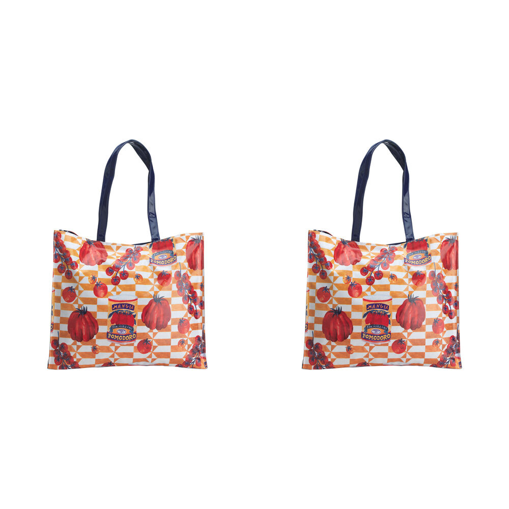 2PK Porto Valentina Cotton Tote Bag Travel Handbag Large 45x39cm