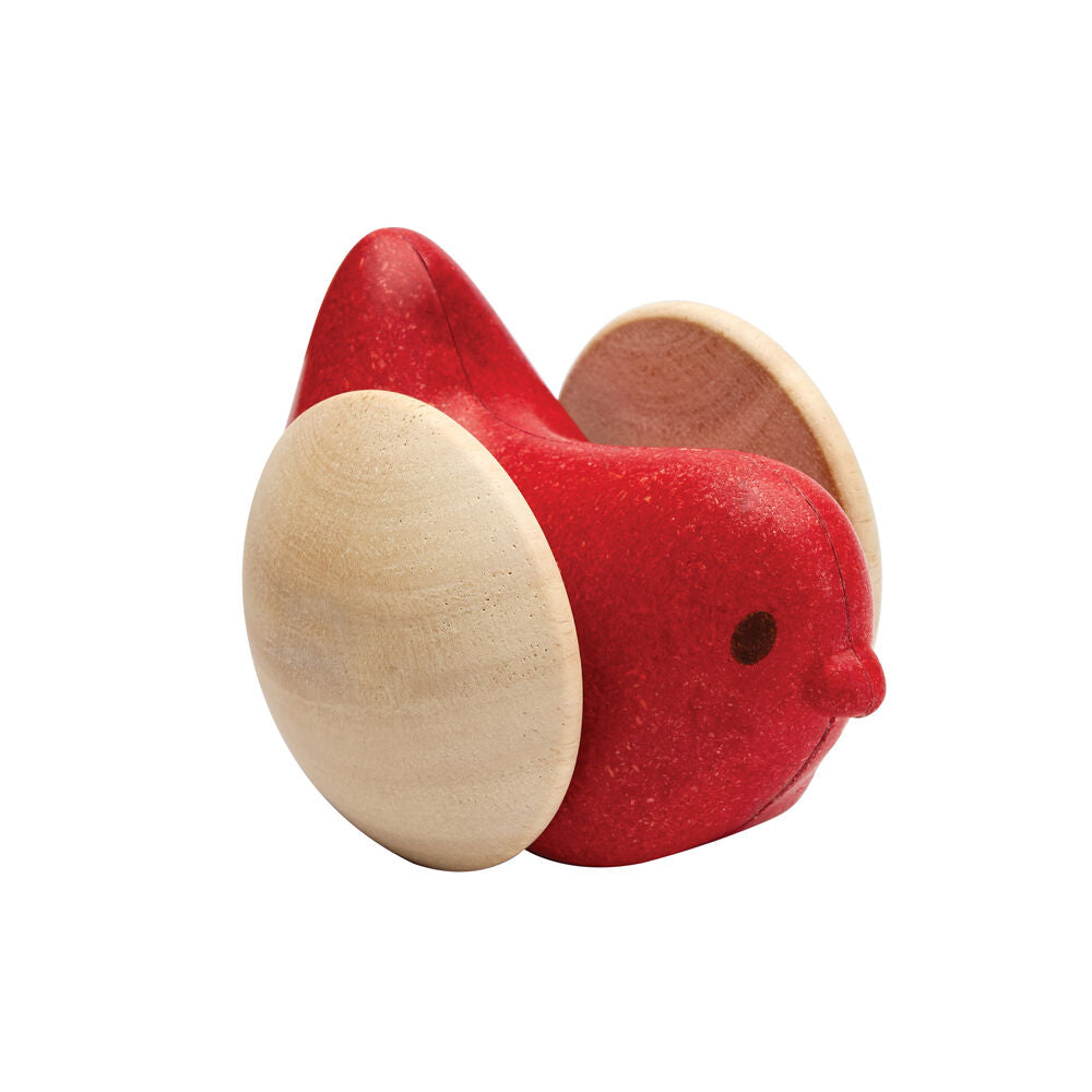 2pc PlanToys Bird Roller/Pull & Grasp Kids Wooden Fidget Toy Combo Set