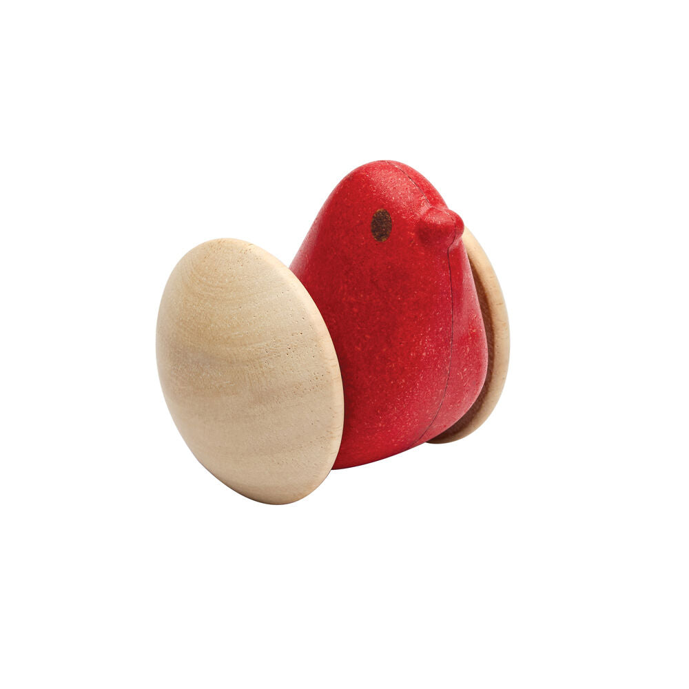 2pc PlanToys Bird Roller/Pull & Grasp Kids Wooden Fidget Toy Combo Set