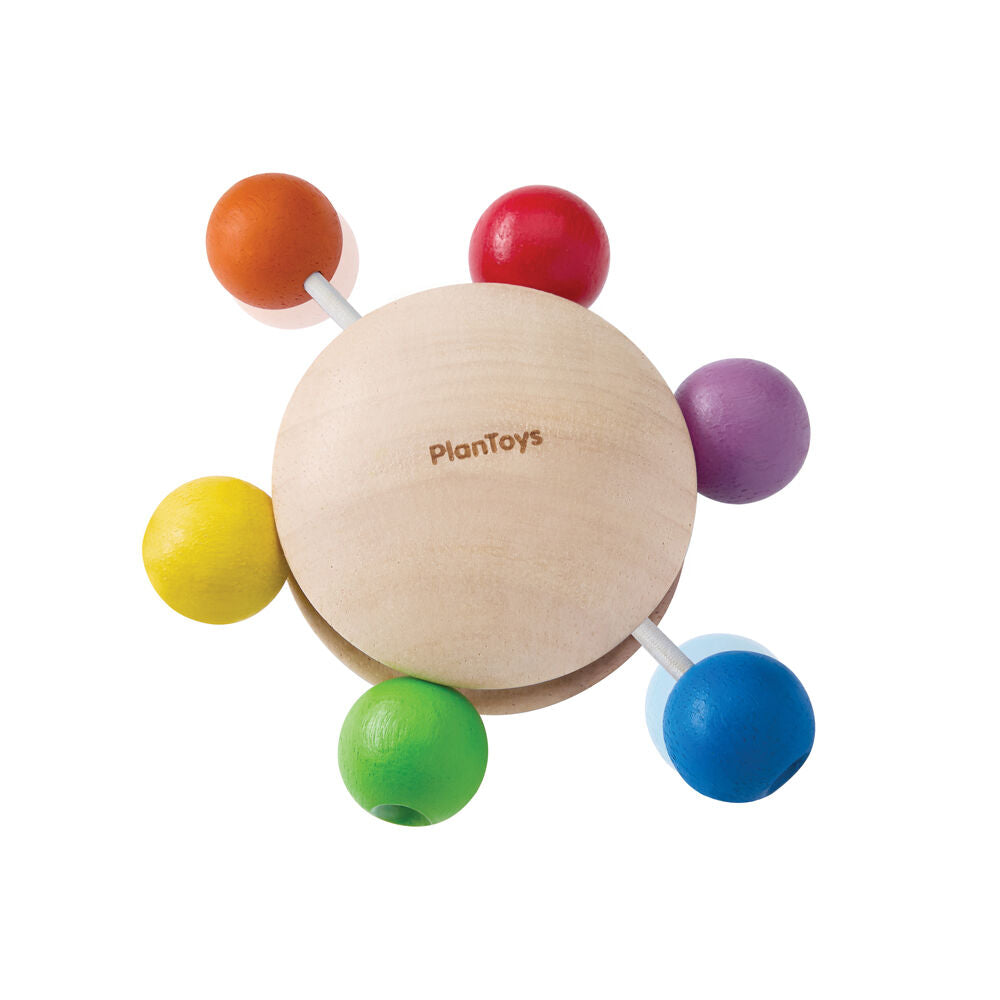 2PK PlanToys Pull & Grasp Wooden Sensory Kids Fidget Toy 9m+