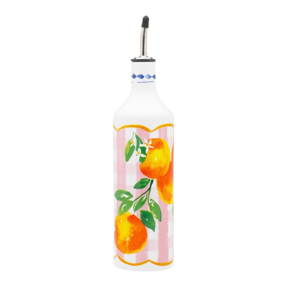Porto Porcelain Positano Kitchen Oil Storage Bottle 700ml Multi-Coloured