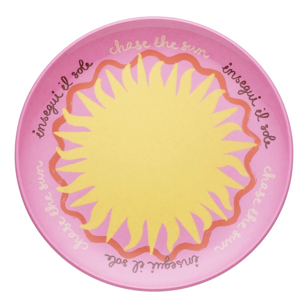 4pc Porto Sole Outdoor Entertaining Side Plates 20.5cm Blush, Sea, Indigo, Pink