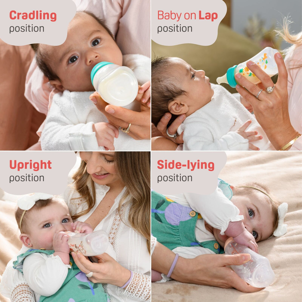 2PK Pigeon Flexible Curve Baby Bottle PP Space 250ml Anti-Colic Silicone 4m+