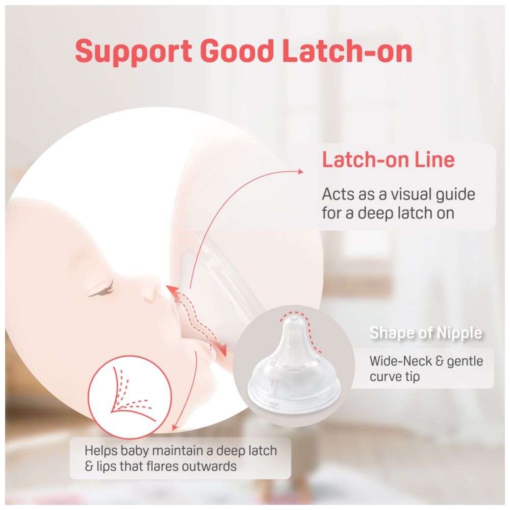 2pc Pigeon Softouch BPP Baby Bottle Teat S Anti-Colic Peristaltic Plus 1m+