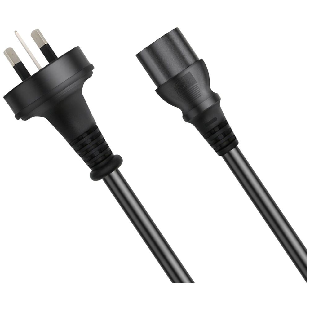 3PK Cruxtec 3 Pin AU Male To Female IEC-C13 Power Cable 2m
