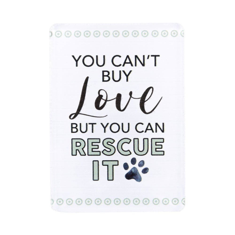 6PK Splosh Pet Lovers Rescue 7cm Acrylic Magnet Fridge Decor - White