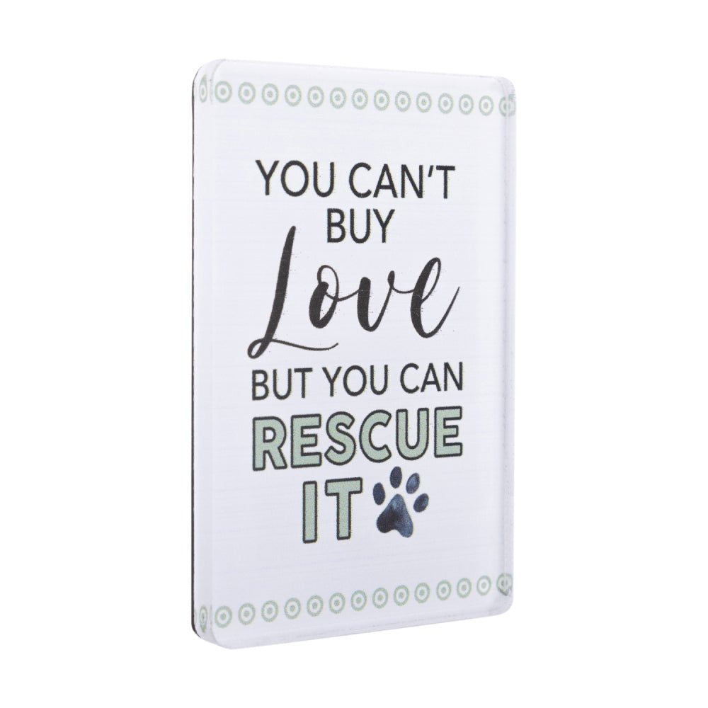 6PK Splosh Pet Lovers Rescue 7cm Acrylic Magnet Fridge Decor - White