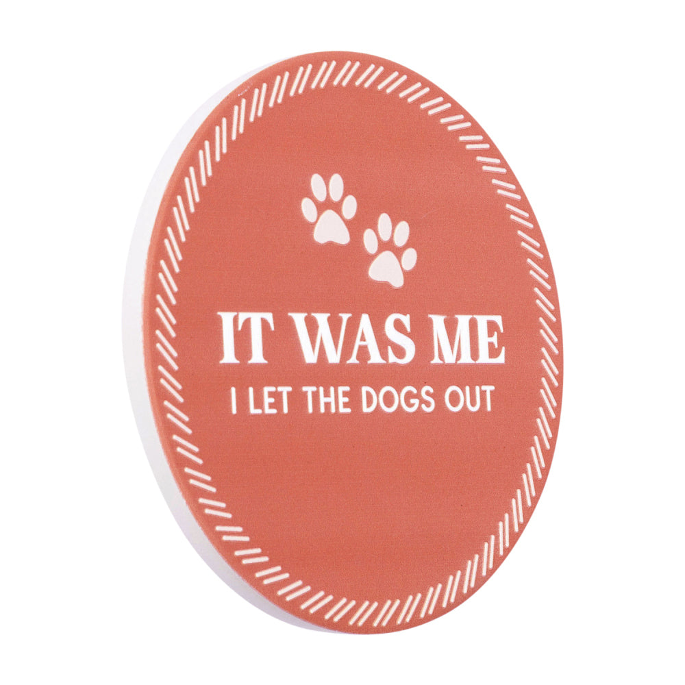 8PK Splosh Pet Lovers It Was Me Ceramic Coaster 10.5cm