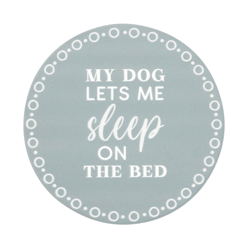 8PK Splosh Pet Lovers Sleep Ceramic Round Coaster 10.5cm