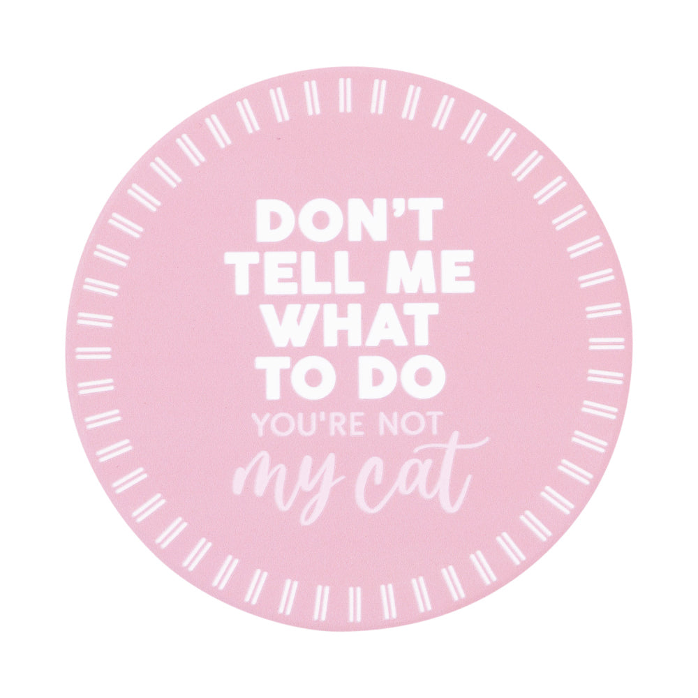 8PK Splosh Pet Lovers Don't Tell Me Ceramic Coaster 10.5cm