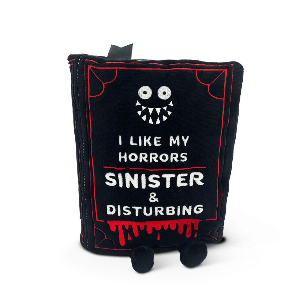 Punchkins Horror Book Novelty Plush Toy 18cm - Black 8y+