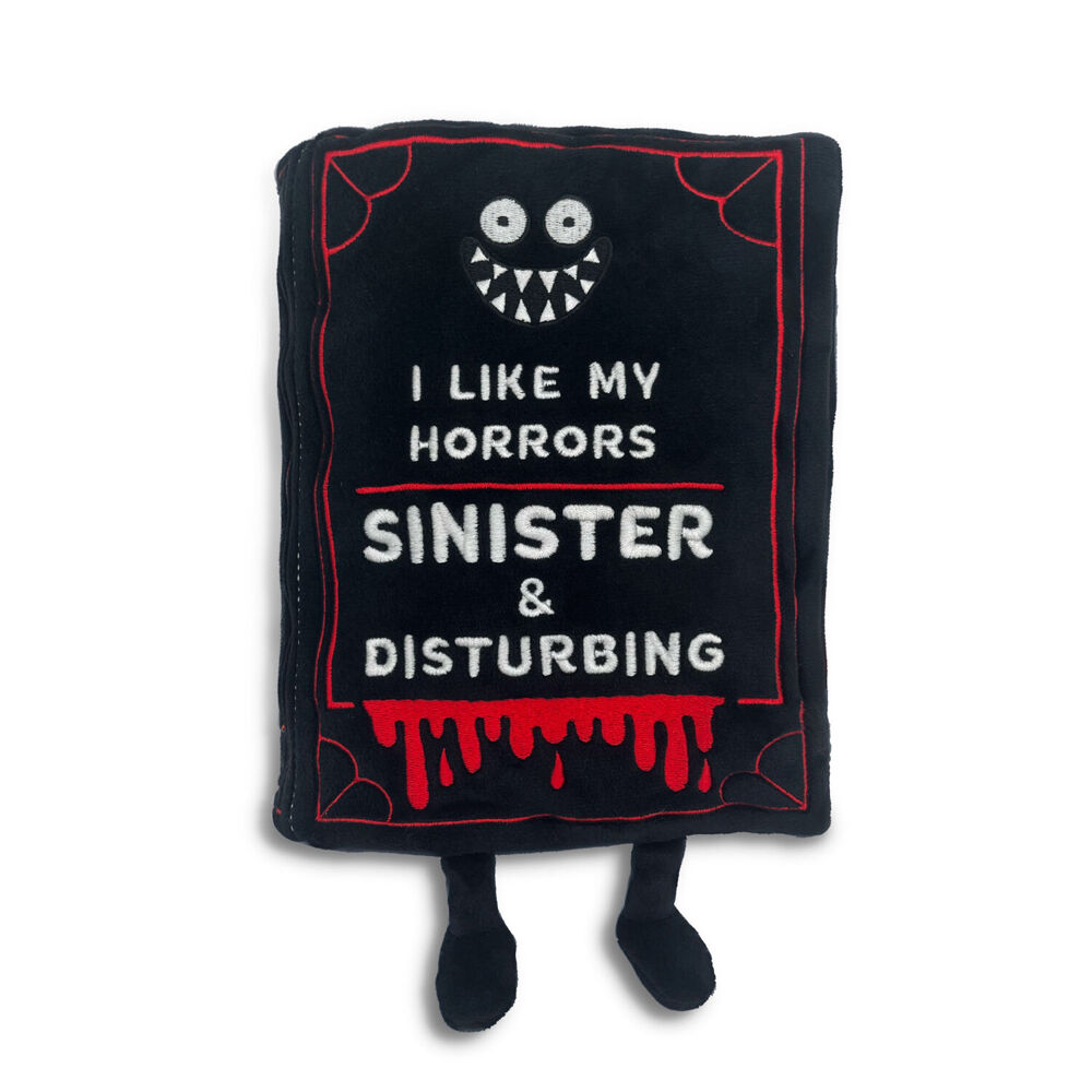 Punchkins Horror Book Novelty Plush Toy 18cm - Black 8y+
