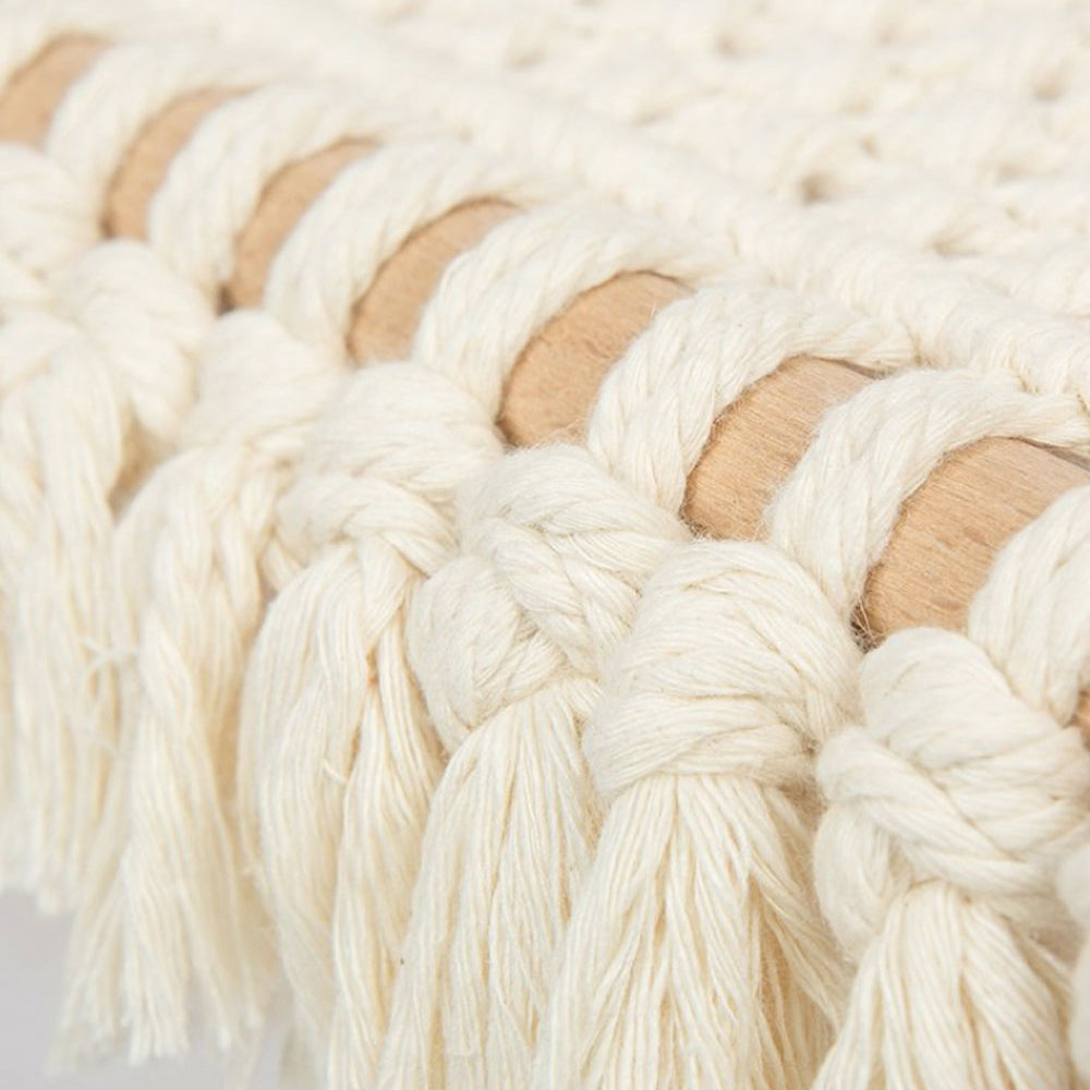 Purroom Portable Hand Knitted Pet Hammock - Natural