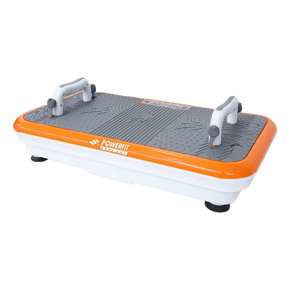 Powerfit Versatile Home Gym Vibration Plate System for Fitness w/4 Accessories