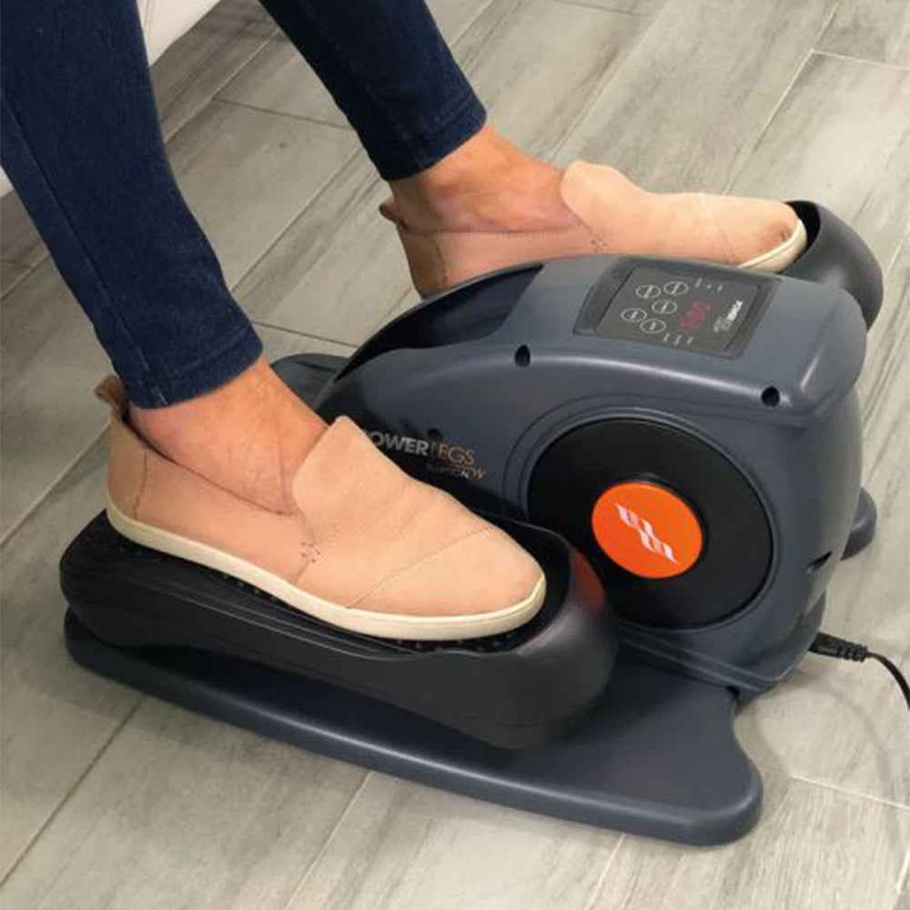 Powerfit Powerlegs Compact Electric Elliptical Machine Black