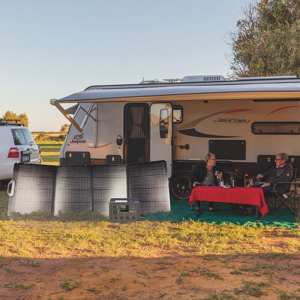 NRG Vault 300W Portable Foldable Solar Blanket Weather-Resistant