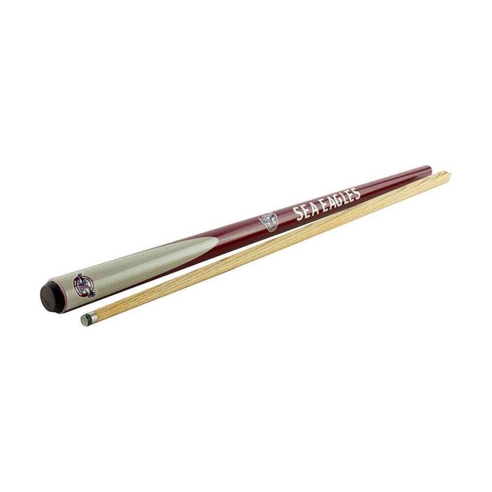 NRL 2-Piece Cue Manly Ash Shaft 10mm Elkmaster Tip 57 inch Billiards/Pool