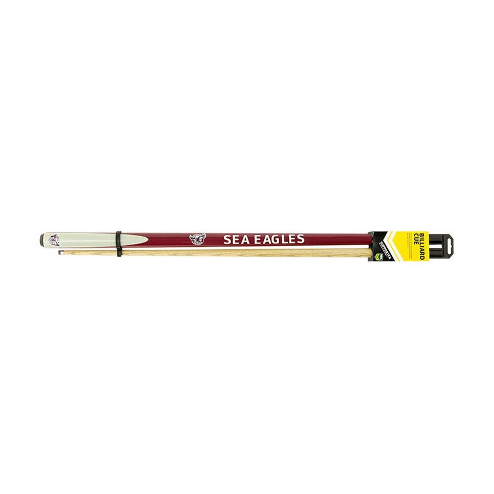 NRL 2-Piece Cue Manly Ash Shaft 10mm Elkmaster Tip 57 inch Billiards/Pool