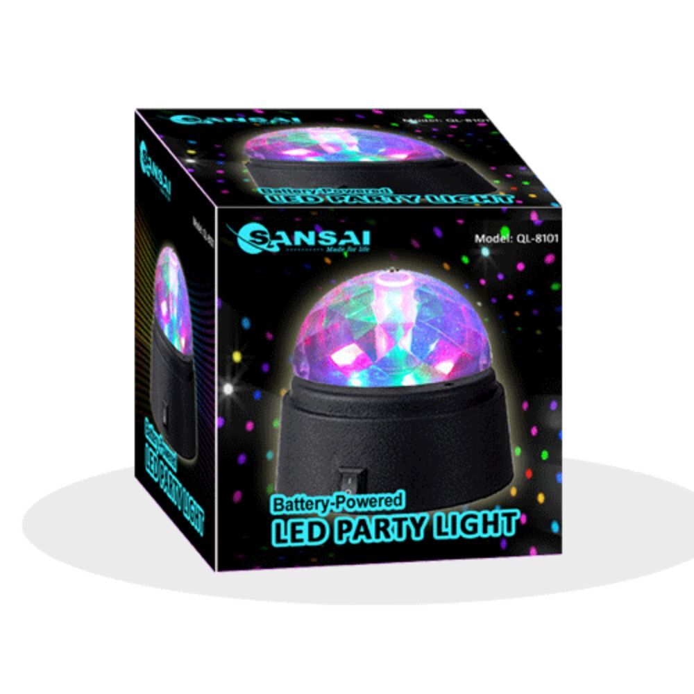 Sansai Battery Powered Mini LED Party Disco Light
