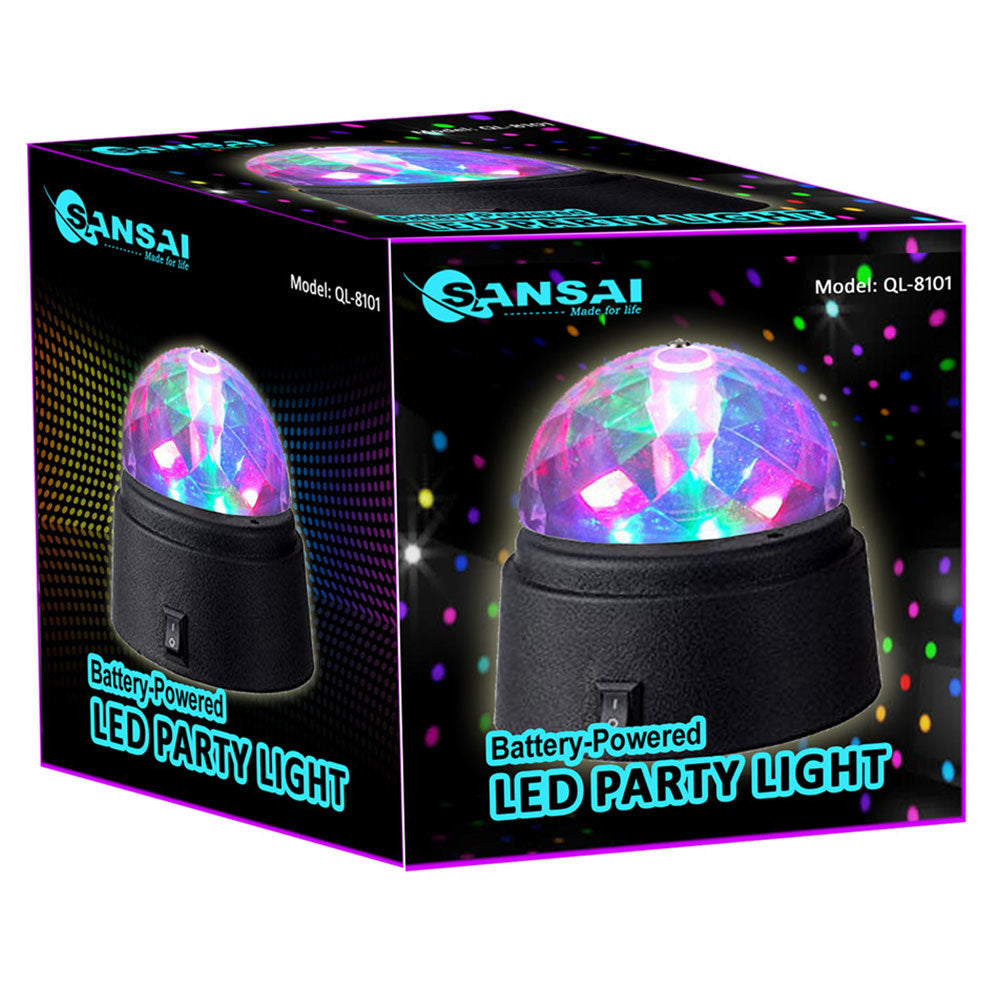 Sansai Battery Powered Mini LED Party Disco Light