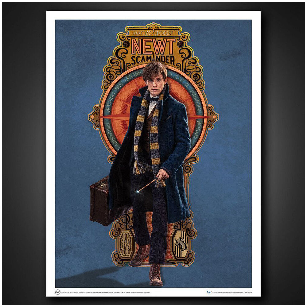3pc Fantastic Beasts & Where To Find Them Wall Art Print 58cm